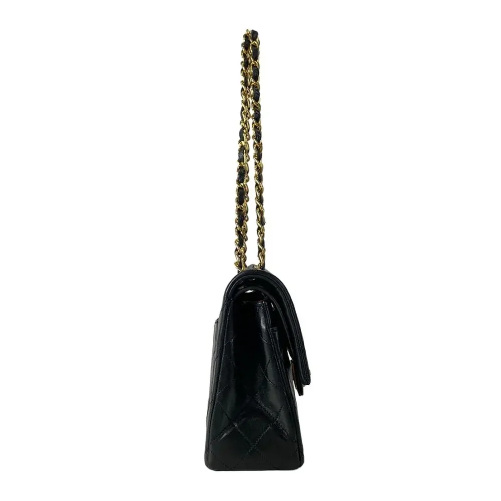 Chanel Double Flap Matelasse Shoulder Bag A01113